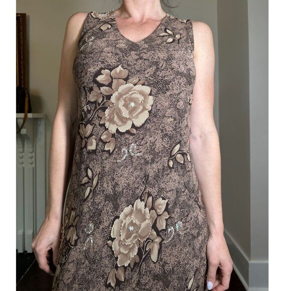 Stunning Y2K Fairy Lapis Brown Dress Size Medium - Picture 1 of 5